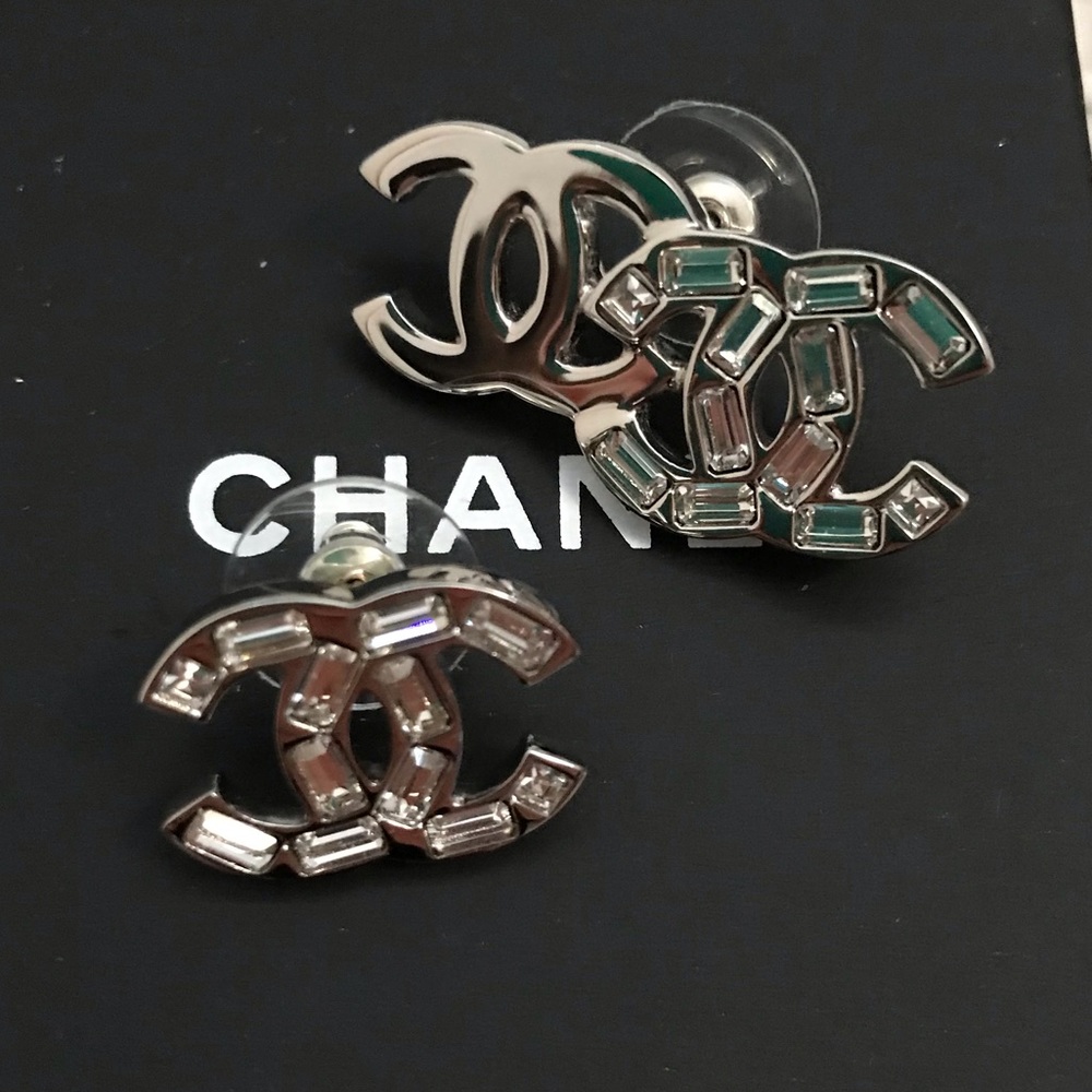 Chanel Crystal Earrings